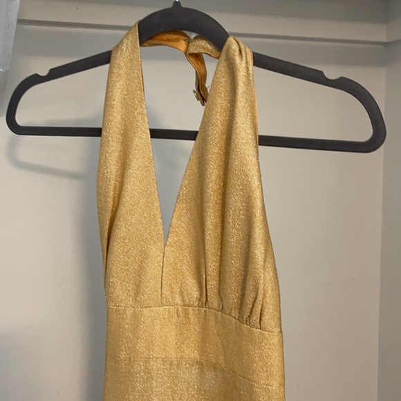 Vintage gold dress Marilyn Monroe style! - Picture 2 of 7